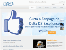 Tablet Screenshot of dsao.com.br